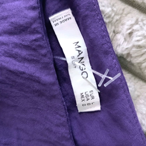 Asymmetric Mango dress like new, purple, size L
