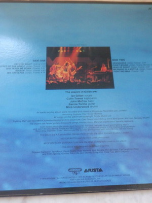 Gillan Mr.Universe LP rare, like new, English pressing, rock