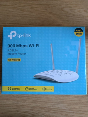 TP-Link TD-W8961N 300Mbps Wireless N ADSL2+ Modem Router καινούργιο
