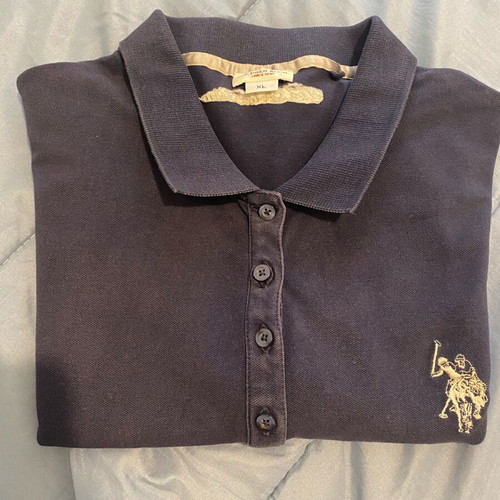 U.S. Polo Assn. polo shirt used, blue xl with slim fit