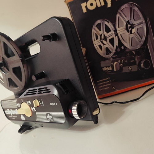 Rollybral Super 8 vintage film projector, made in Italy