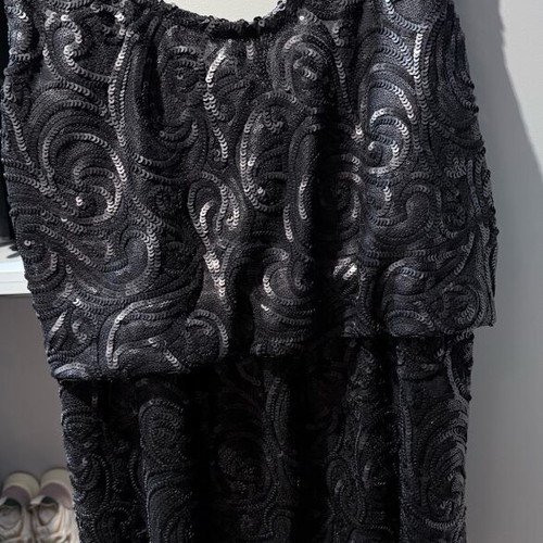 Mango dress with sequins medium like new