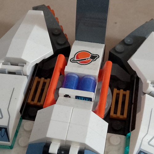 Lego space shuttle with astronaut figure new