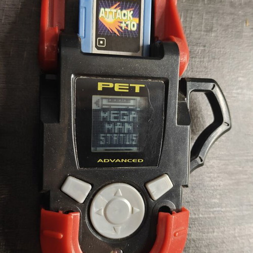 MegaMan NT Warrior Advanced P.E.T. with 4 Battle Chips