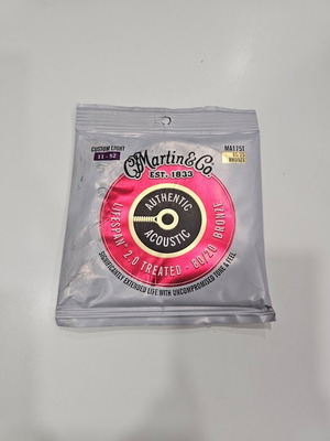 Martin Authentic Acoustic Lifespan 2.0 Custom Light 11-52 χορδές ακουστικής κιθάρας νέες
