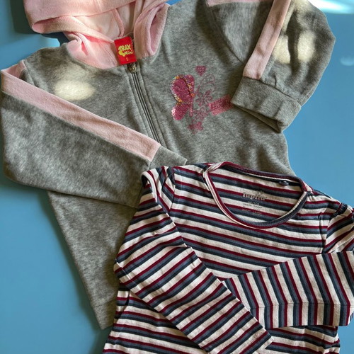 Pack of 11 girls' clothes, size 98-110 cm, 3-5 years