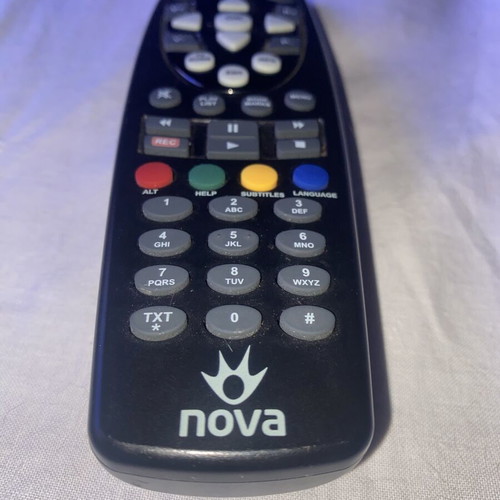 Remote control for Nova digital receivers used