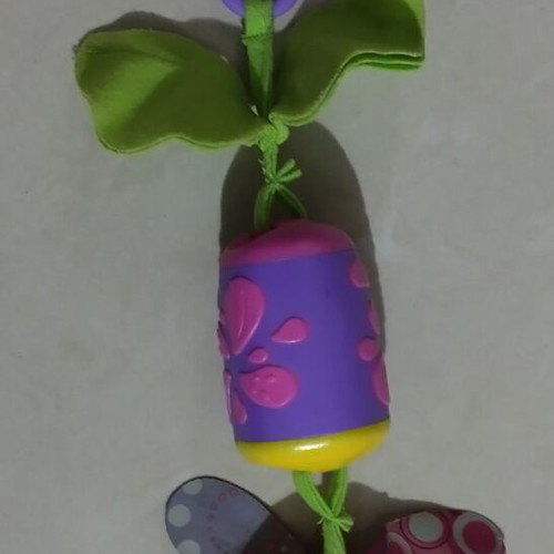 Playgro Cheeky Chimes Sunny Bunny hanging toy for crib and stroller used