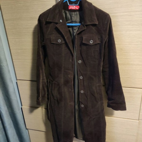 Corduroy women's jacket like new, brown, size S