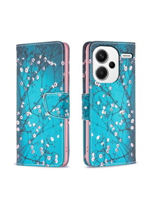 Θήκη κινητού Redmi Note 13 Pro+ καινούργια, συνθετικό δέρμα με μαγνητικό κούμπωμα
