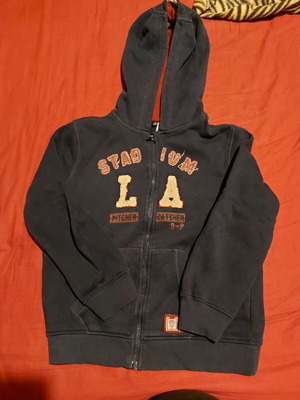 Orchestra kids' sweatshirt jacket used, size 140 cm, blue