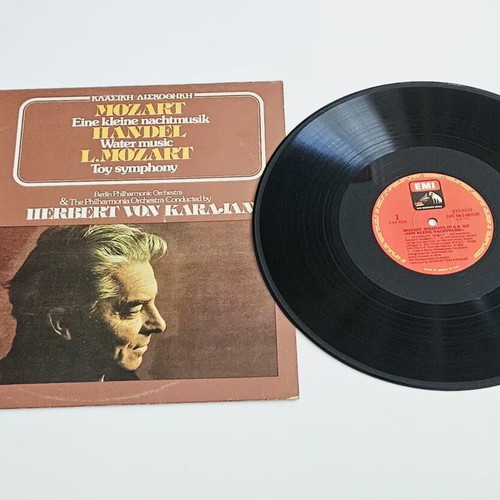 Mozart Handel L. Mozart Vinyl LP like new, Berlin Philharmonic Orchestra