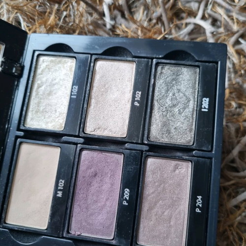 Lancôme Ombre Hypnôse eyeshadow palette 6 shades used