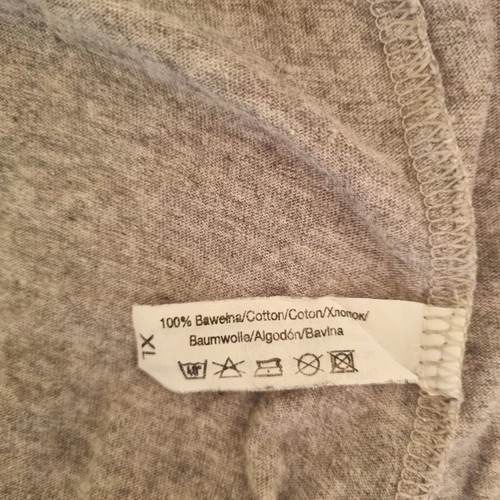 Cotton Maternity and Nursing Robe XL like new, grey with stars