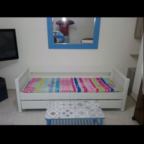 Double wooden sofa bed used