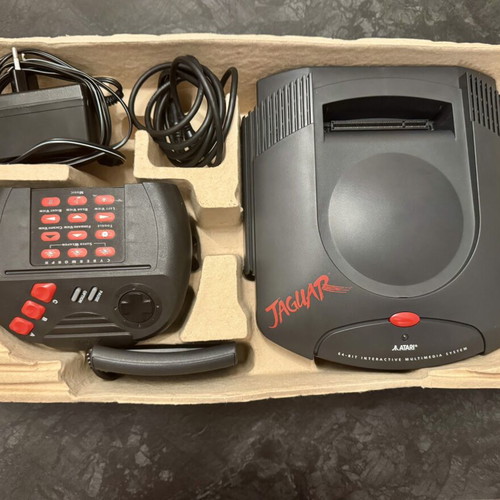 Atari Jaguar 64-Bit Power Kit console like new with manuals and box
