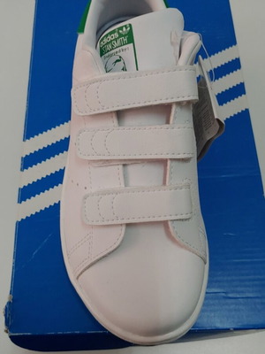 Adidas Stan Smith Kids' Athletic Shoes Size 33 White New