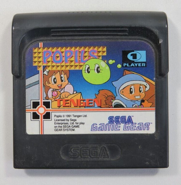 4 ΠΑΙΧΝΙΔΙΑ SEGA GAME GEAR ( POPILS, BAKU BAKU, DEVILISH & KLAX )