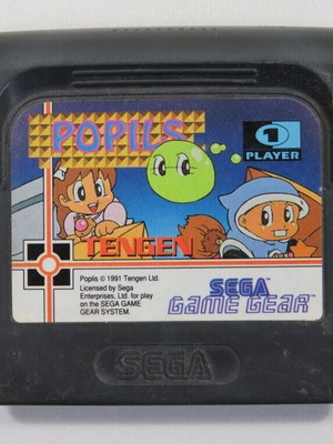 4 ΠΑΙΧΝΙΔΙΑ SEGA GAME GEAR ( POPILS, BAKU BAKU, DEVILISH & KLAX )