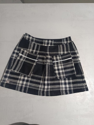 Mini skirt used, black and white, size S by Smash