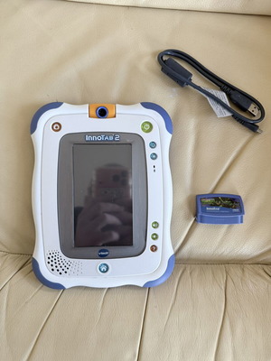 VTech InnoTab 2 educational kids tablet used with Teenage Mutant Ninja Turtles game