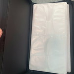 CD case with blue stripe