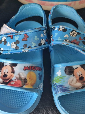 Mickey summer sandals No23 like new, blue
