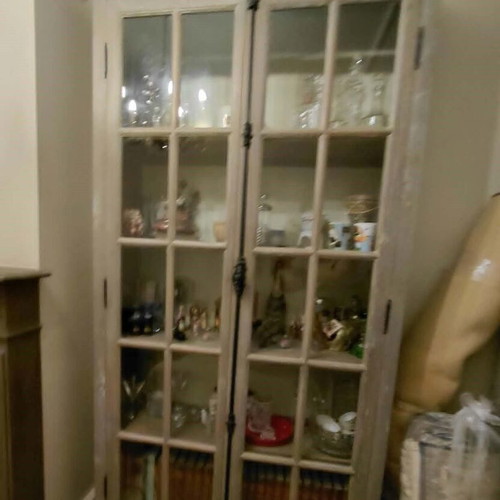 English Cottage style display cabinet, 2.30 x 1.10 x 0.40 m