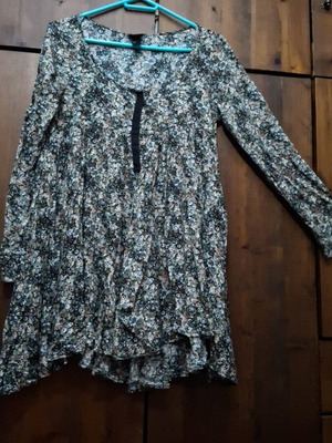 Tunic H&M used, size 36, floral print, loose fit
