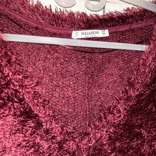 Pull & Bear red sweater like new, size S