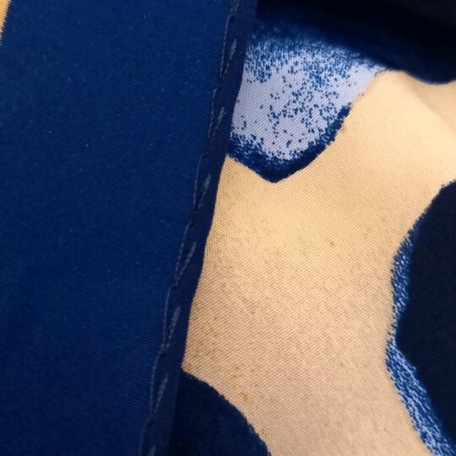 Costantino Roma silk scarf like new, blue and yellow