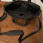 Leather bag black like new