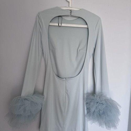 Zara mini dress turquoise XS like new