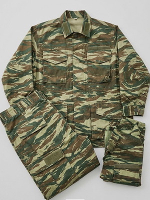 Military clothing set like new by ELVITEX with Greek flag patch