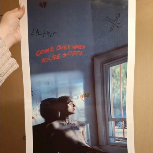 Lil Peep Poster A3 Hard Shiny Paper New