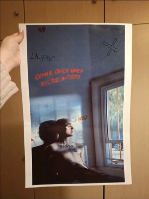Lil Peep Poster A3 Hard Shiny Paper New