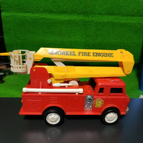 Vintage fire truck 80s with folding ladder used