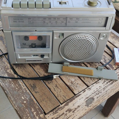 Nordmende Fancorder RK 1172 vintage radio cassette player (1978)