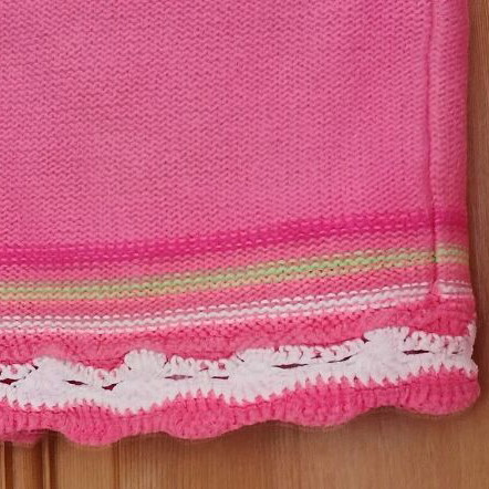 Strawberry Shortcake vintage cotton sweater for children 4-5 years