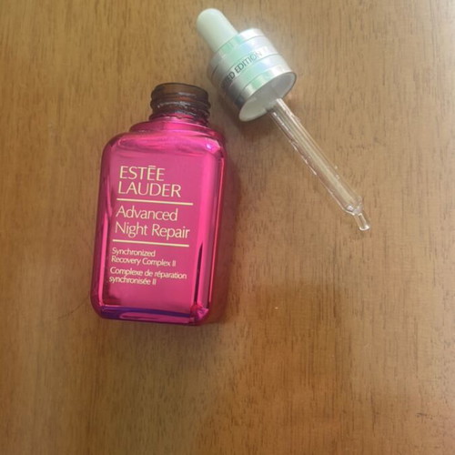 Estee Lauder Advanced Night Repair pink empty bottle like new with dropper