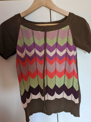 Zara knitted blouse like new, multicolor, size L