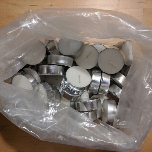 Scentless tealight candles new, pack of 20+ pieces