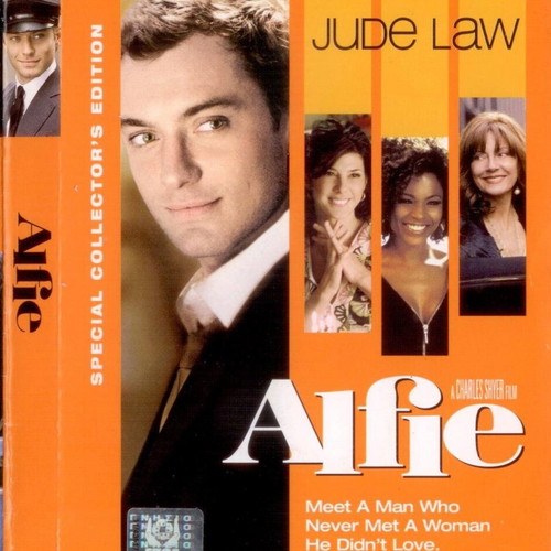 Alfie DVD used with subtitles, comedy drama romance