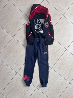 Paul Frank tracksuit and sleeveless hoodie like new, size 8-10, blue