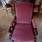  Θρόνοι - Καρέκλες - Αντίκες  με βελούδινη επένδυση (4 κομμάτια)