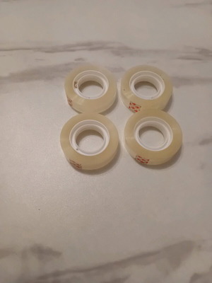 Adhesive tapes new, pack of 4 pieces