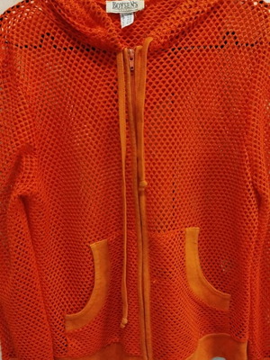 Boysen's mesh shirt-jacket used, orange, size medium-large