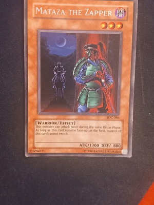 Mataza The Zapper card used