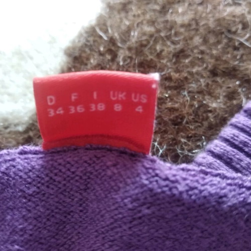 Purple short cardigan S.Oliver like new, size XS