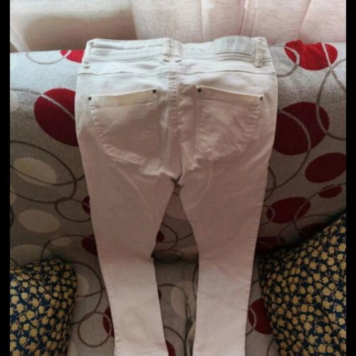 Stradivarius white pants like new, size S 36 8